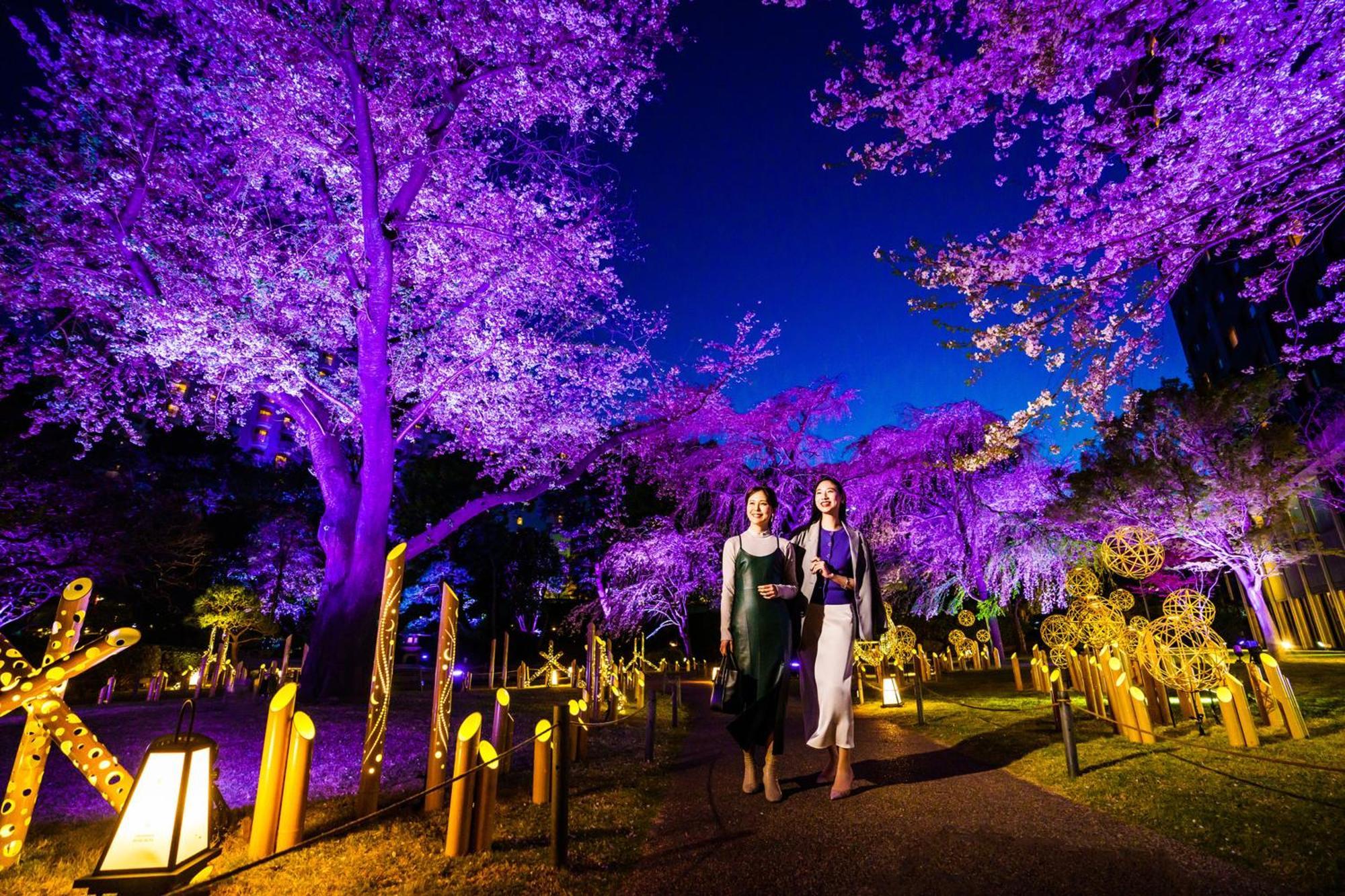 高轮大王子酒店 東京都 外观 照片 Illumination of the park